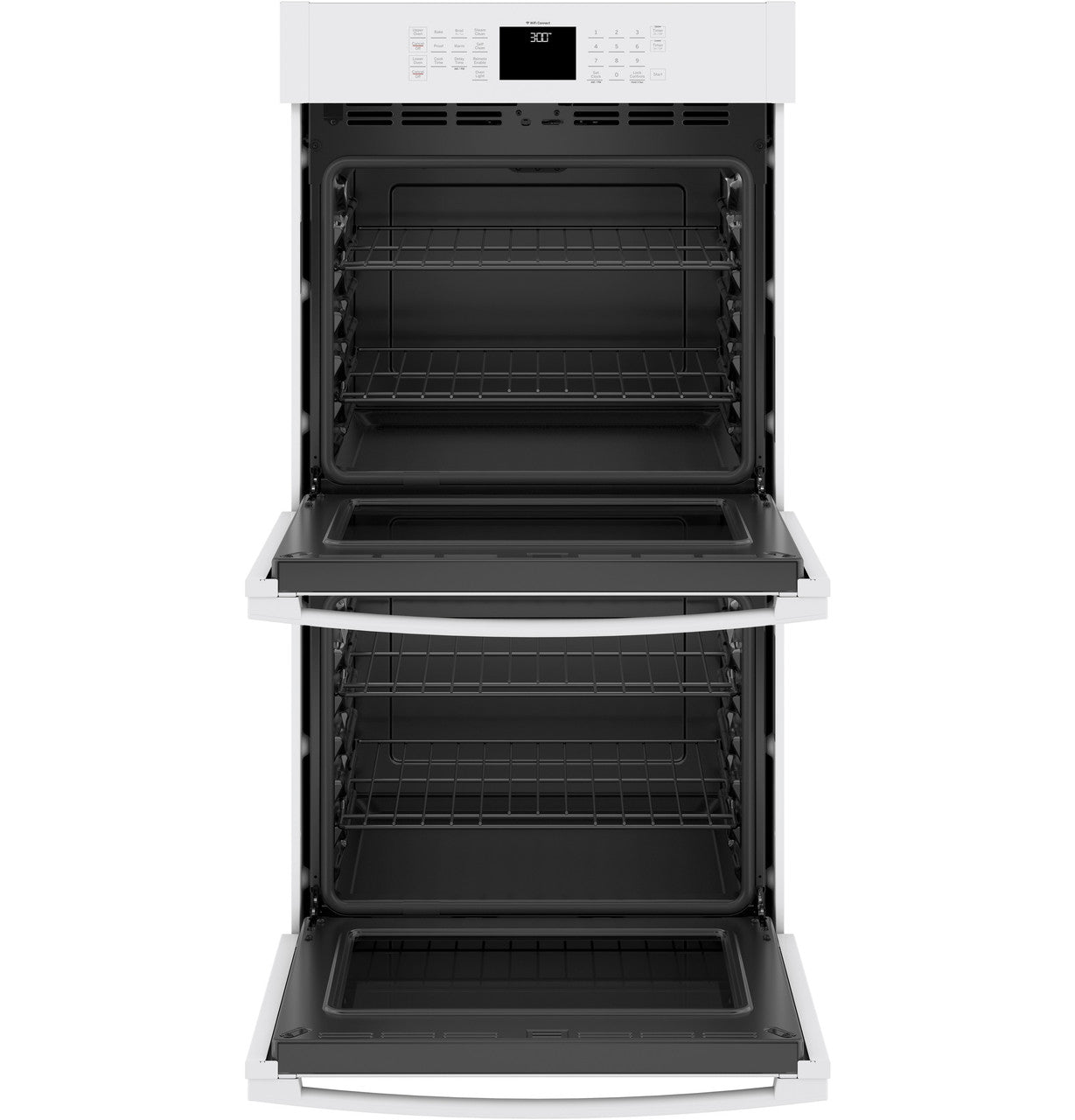 GE JKD3000DNWW 27" Smart Built-In Double Wall Oven – White