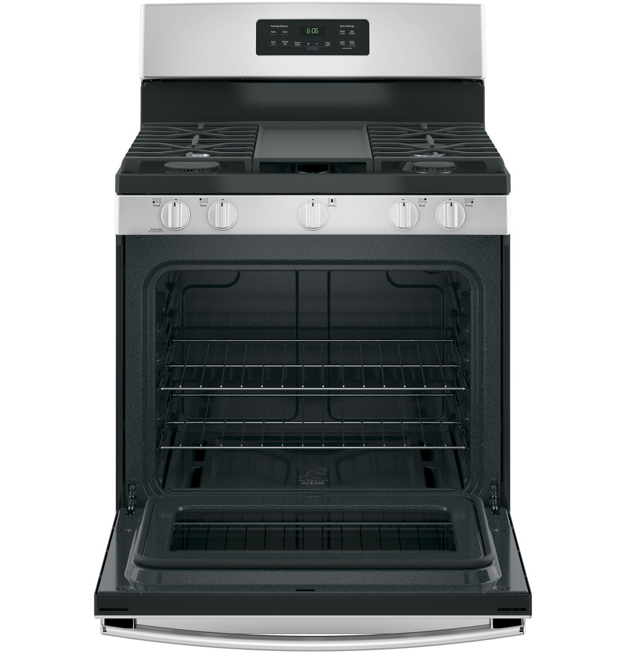 GE JGBS66REKSS 30" Free-Standing Gas Range – Stainless Steel