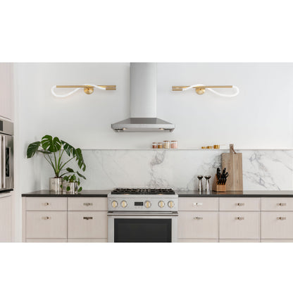 Monogram ZVW8301SWSS 30" Wall Mount Range Hood with 400 CFM - Stainless Steel