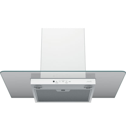 Café CVW73614MWM 36" Wall-Mount Glass Canopy Chimney Hood – Matte White