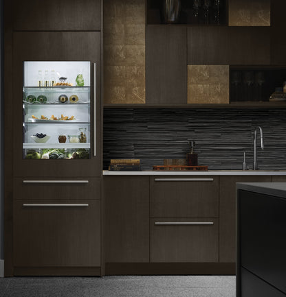 Monogram ZIDI240HII 24" Panel-Ready Built-In Double-Drawer Refrigerator