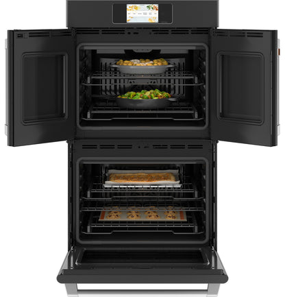 Cafe CTD90FP3ND1 30" Smart Built-In Convection French-Door Double Wall Oven – Matte Black