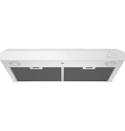 GE JVX5305DJWW 30" Under Cabinet Range Hood – White