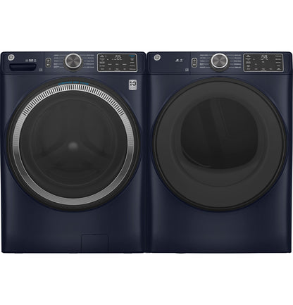 GE GFD55ESPRRS 7.8 Cu. Ft. Smart Front Load Electric Dryer with Sanitize Cycle – Sapphire Blue