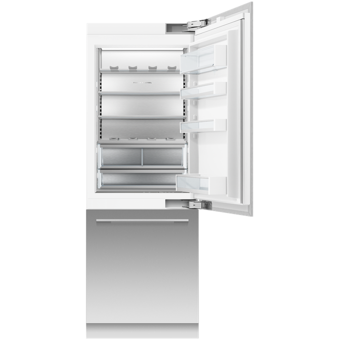 Fisher & Paykel RS2484WRUK1 24" Series 9 Panel-Ready Integrated Refrigerator Freezer with Internal Water and Ice Dispenser