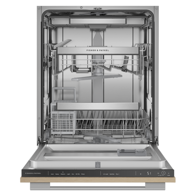 Fisher & Paykel DW24U2I3 24" Series 7 Integrated Tall Dishwasher - Panel Ready