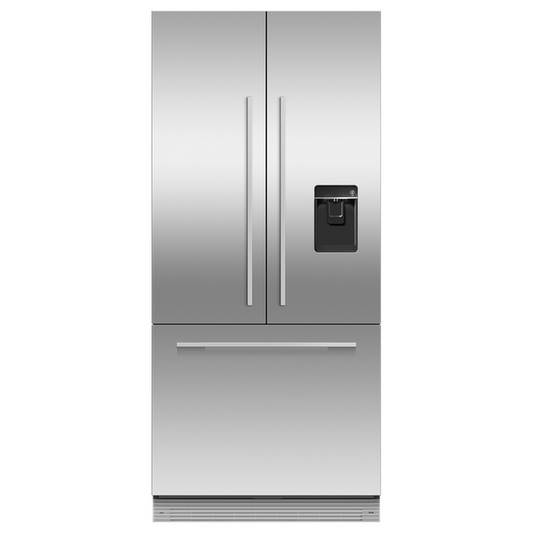 Fisher & Paykel RS32A72U1 32" Series 7 Panel-Ready Integrated French Door Refrigerator Freezer with Ice & Water 72" tall