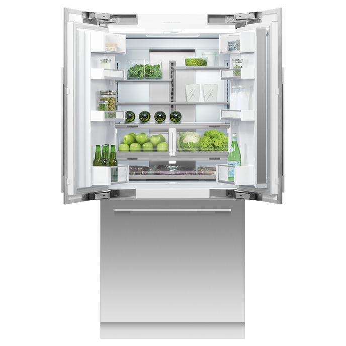 Fisher & Paykel RS36A80J1 N 36″ Series 7 Panel-Ready Integrated French Door Refrigerator Freezer with Ice