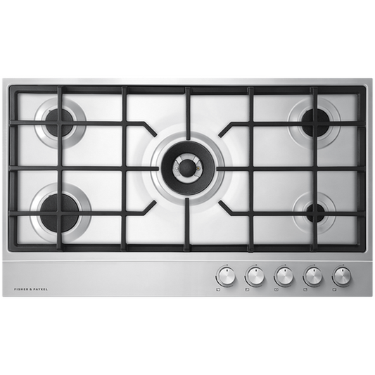 Fisher & Paykel CG365DNGX1N 36″ Gas on Steel Cooktop