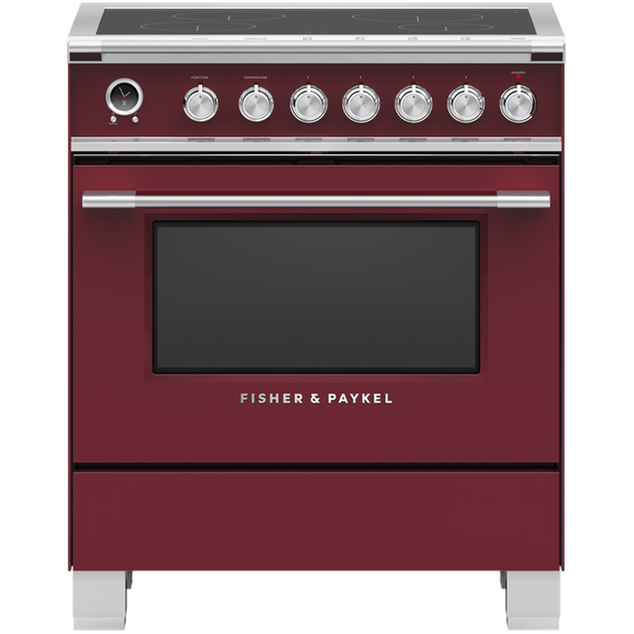Fisher & Paykel OR30SCI6R1 30" Series 9 Classic Induction Range – Red
