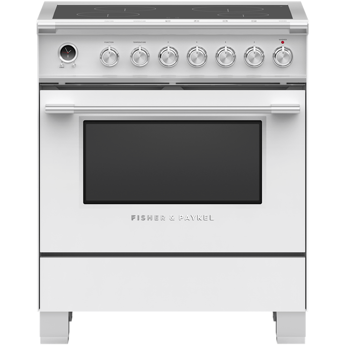 Fisher & Paykel OR30SCI6W1 30" Series 9 Classic Induction Range – White