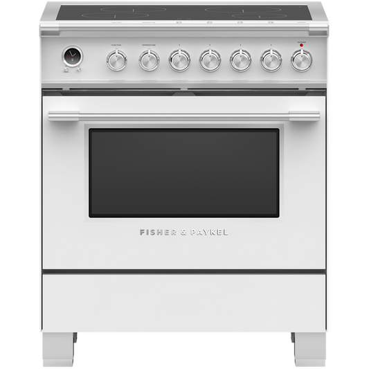 Fisher & Paykel OR30SCI6W1 30" Series 9 Classic Induction Range – White