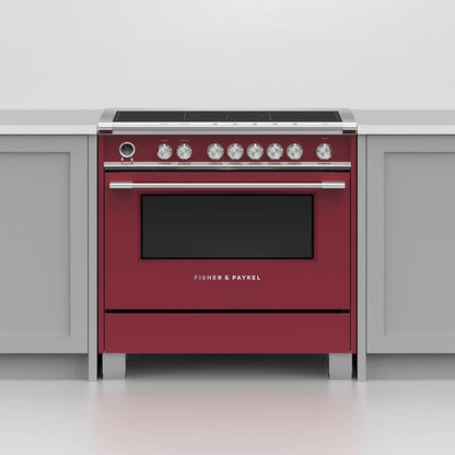 Fisher & Paykel OR36SCI6R1 36" Series 9 Classic Induction Range – Red