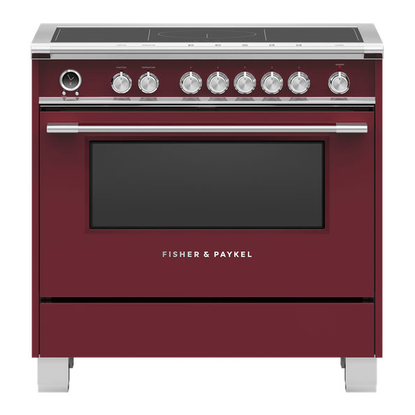 Fisher & Paykel OR36SCI6R1 36" Series 9 Classic Induction Range – Red