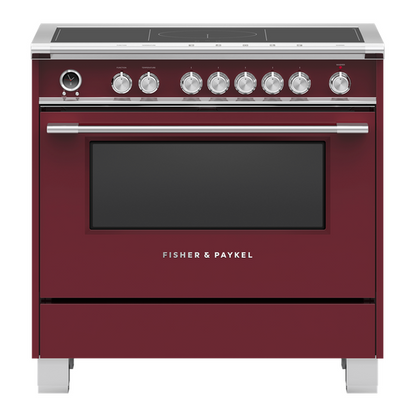 Fisher & Paykel OR36SCI6R1 36" Series 9 Classic Induction Range – Red
