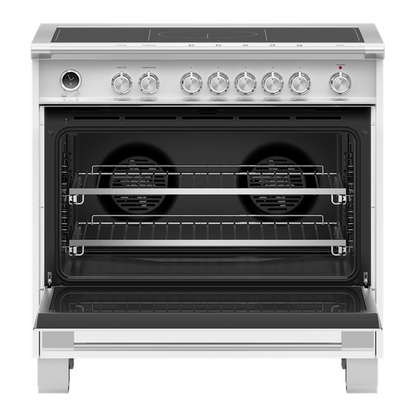 Fisher & Paykel OR36SCI6W1 36" Series 9 Classic Induction Range – White