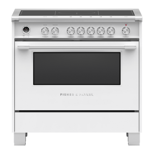 Fisher & Paykel OR36SCI6W1 36" Series 9 Classic Induction Range – White