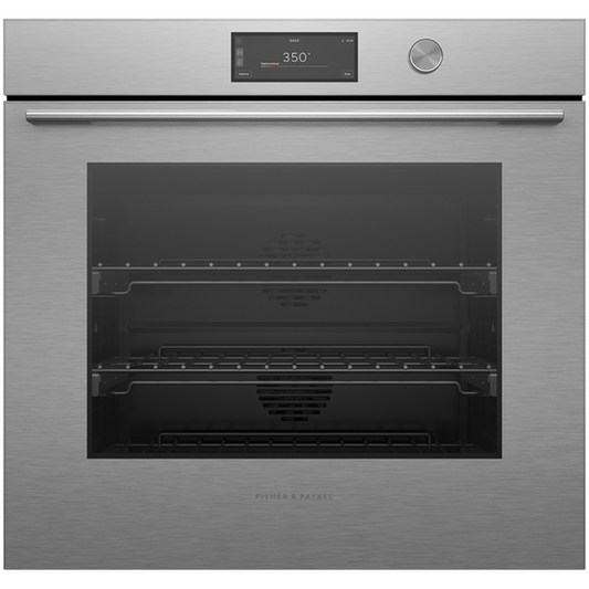 Fisher & Paykel OB30SCPUDX3 30" Series 9 Contemporary Built-In Oven – Silver Glass