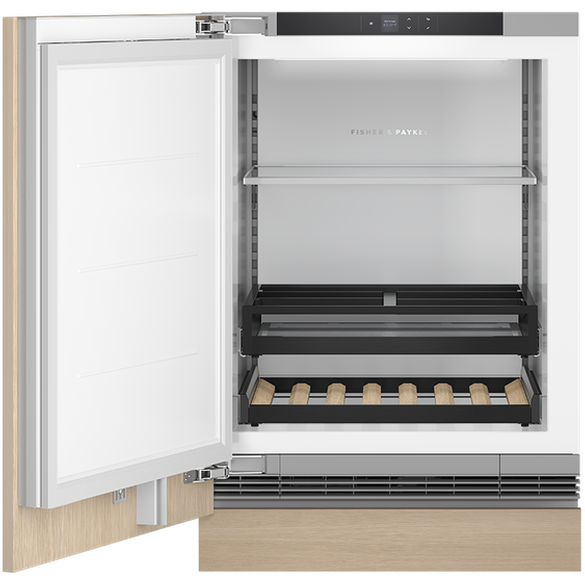 Fisher & Paykel RS2435SBL1 24" Series 9 Panel-Ready Integrated Beverage Center Solid Door