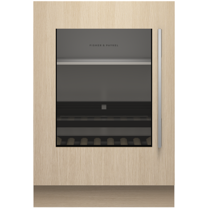 Fisher & Paykel RS2435SBLT1 24" Series 9 Panel-Ready Integrated Beverage Center with Glass Door