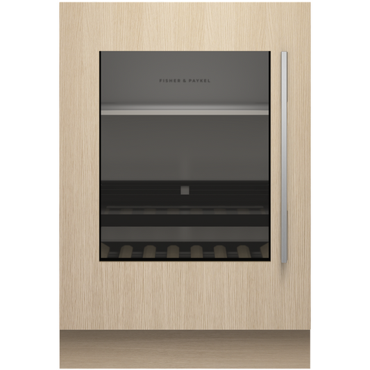 Fisher & Paykel RS2435SBLT1 24" Series 9 Panel-Ready Integrated Beverage Center with Glass Door