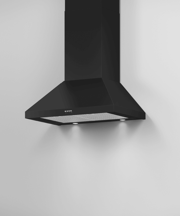 Fisher & Paykel HC30PCB1 30" Wall Mount Range Hood with 600 CFM - Black