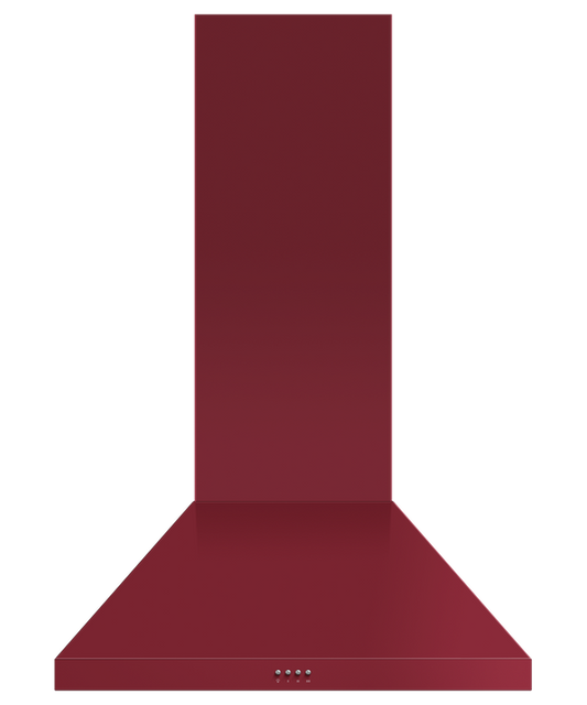 Fisher & Paykel HC30PCR1 30" Wall Mount Range Hood with 600 CFM - Red