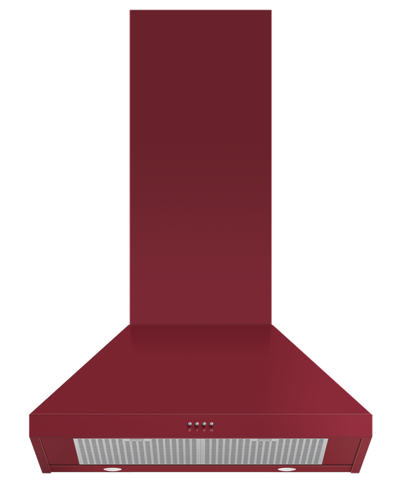Fisher & Paykel HC30PCR1 30" Wall Mount Range Hood with 600 CFM - Red