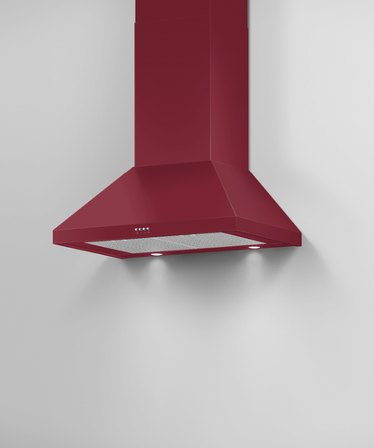 Fisher & Paykel HC30PCR1 30" Wall Mount Range Hood with 600 CFM - Red