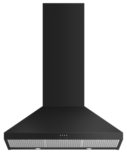 Fisher & Paykel HC36PCB1 36" Wall Mount Range Hood with 600 CFM - Black