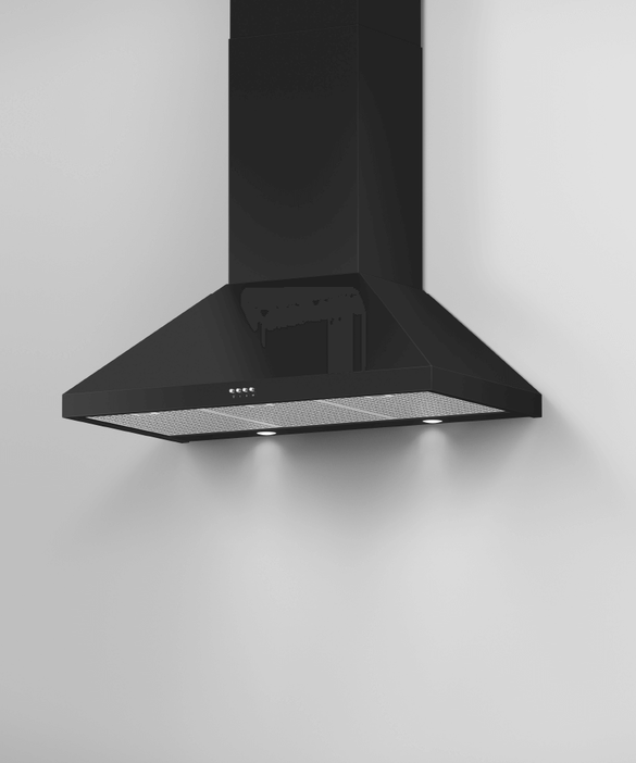 Fisher & Paykel HC36PCB1 36" Wall Mount Range Hood with 600 CFM - Black