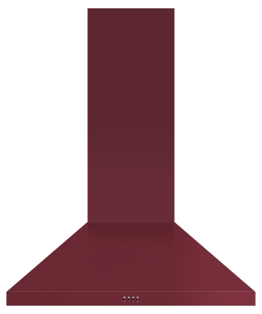 Fisher & Paykel HC36PCR1 36" Wall Mount Range Hood with 600 CFM - Red