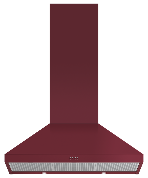Fisher & Paykel HC36PCR1 36" Wall Mount Range Hood with 600 CFM - Red