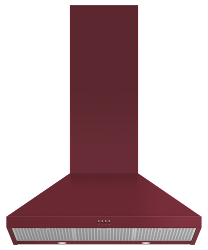 Fisher & Paykel HC36PCR1 36" Wall Mount Range Hood with 600 CFM - Red