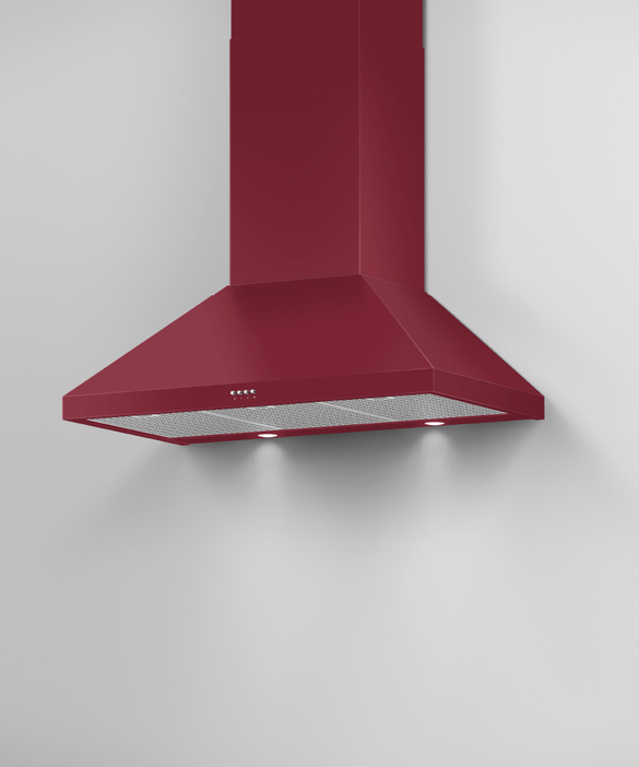 Fisher & Paykel HC36PCR1 36" Wall Mount Range Hood with 600 CFM - Red