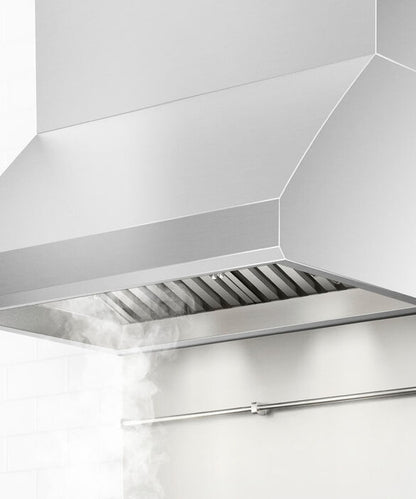Fisher & Paykel HCB36-12_N 36" Professional Wall Mount Range Hood with 1200 CFM - Stainless Steel