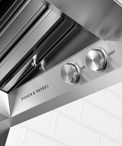 Fisher & Paykel HCB48-12 N 48" Professional Wall Mount Range Hood with 1200 CFM - Stainless Steel