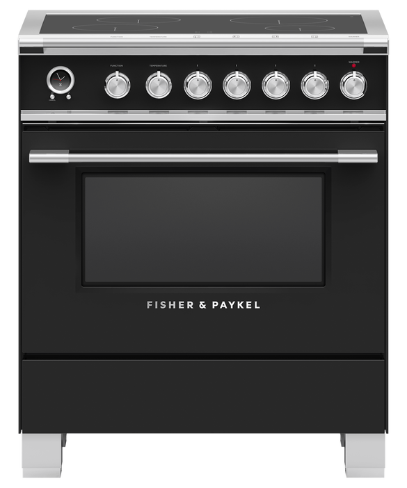 Fisher & Paykel OR30SCI6B1 30" Series 9 Classic Induction Range – Black