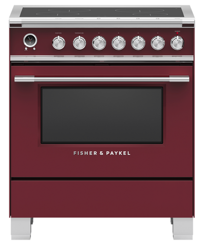 Fisher & Paykel OR30SCI6R1 30" Series 9 Classic Induction Range – Red
