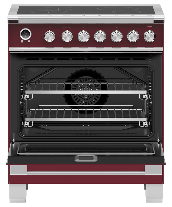 Fisher & Paykel OR30SCI6R1 30" Series 9 Classic Induction Range – Red
