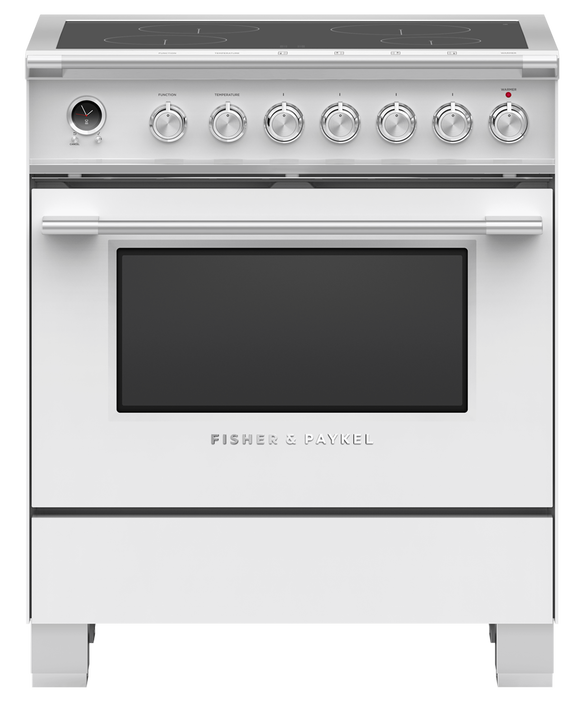 Fisher & Paykel OR30SCI6W1 30" Series 9 Classic Induction Range – White