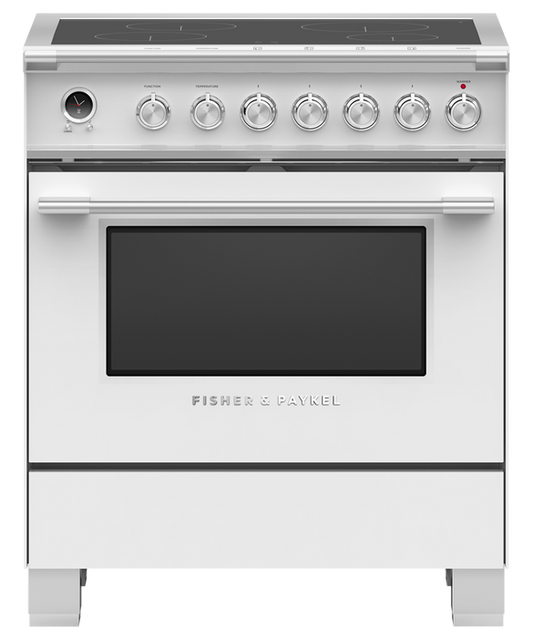 Fisher & Paykel OR30SCI6W1 30" Series 9 Classic Induction Range – White