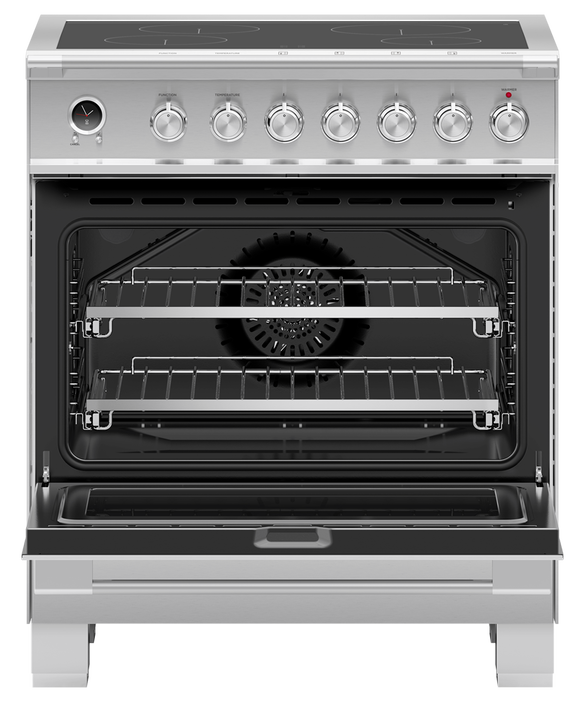 Fisher & Paykel OR30SCI6X1 30″ Series 9 Classic 4-Zone Induction Self-Cleaning Range
