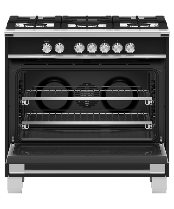 Fisher & Paykel OR36SCG4B1 36" Series 7 Classic Gas Range – Black