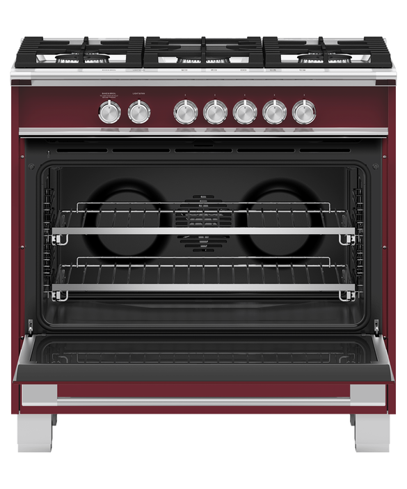 Fisher & Paykel OR36SCG4R1 36" Series 7 Classic Gas Range – Red