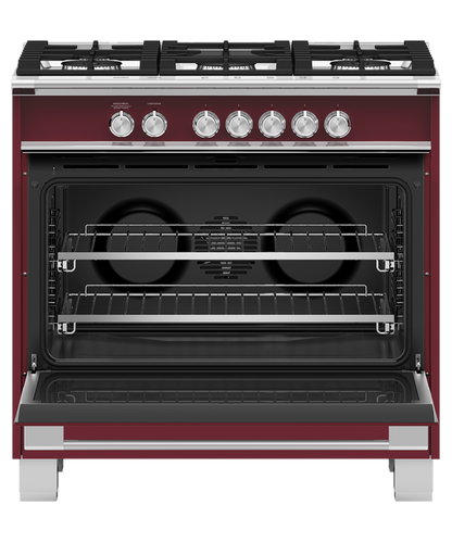 Fisher & Paykel OR36SCG4R1 36" Series 7 Classic Gas Range – Red