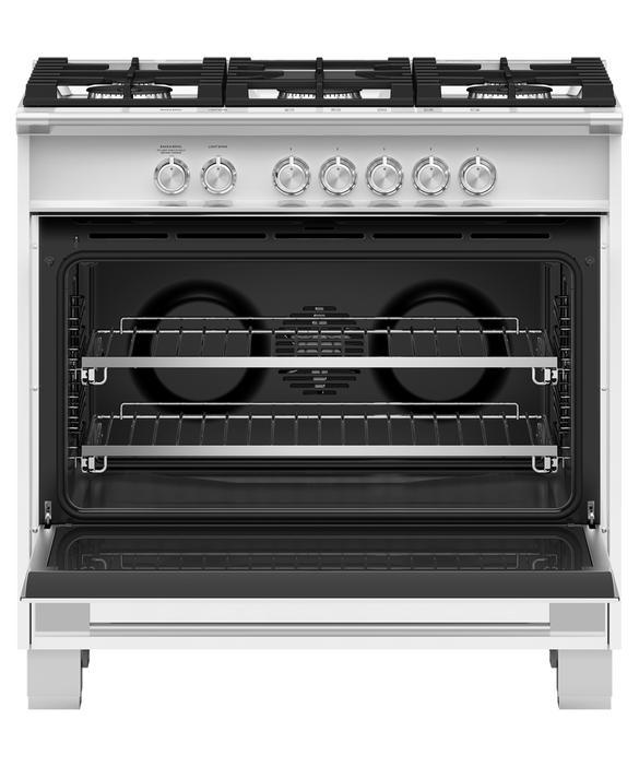 Fisher & Paykel OR36SCG4W1 36" Series 7 Classic Gas Range – White