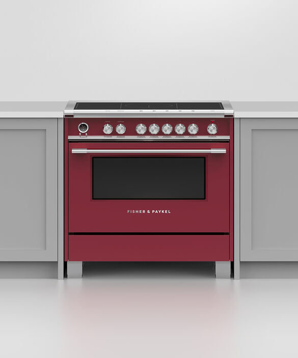 Fisher & Paykel OR36SCI6R1 36" Series 9 Classic Induction Range – Red