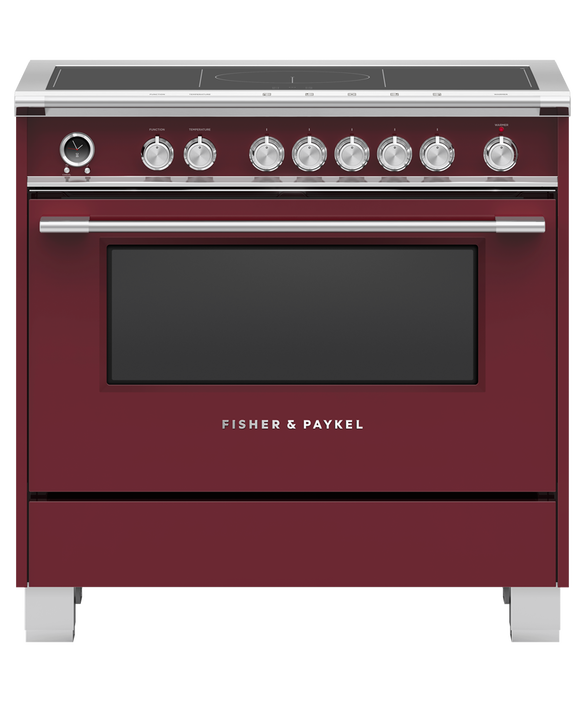 Fisher & Paykel OR36SCI6R1 36" Series 9 Classic Induction Range – Red