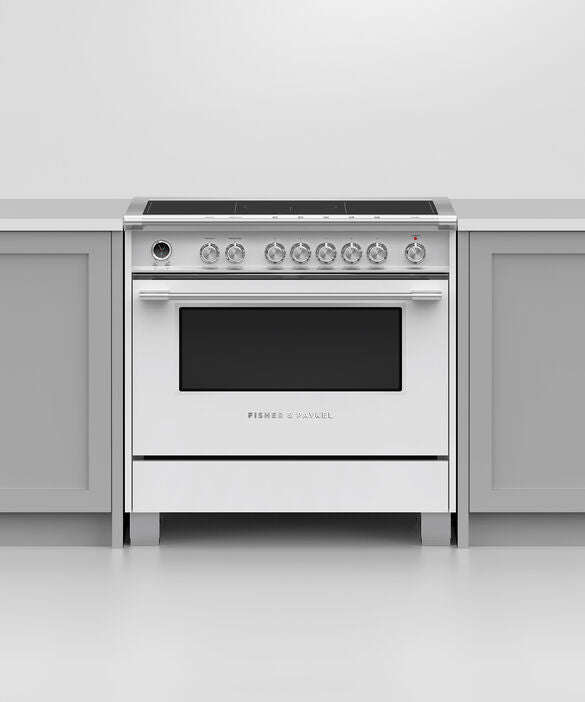 Fisher & Paykel OR36SCI6W1 36" Series 9 Classic Induction Range – White